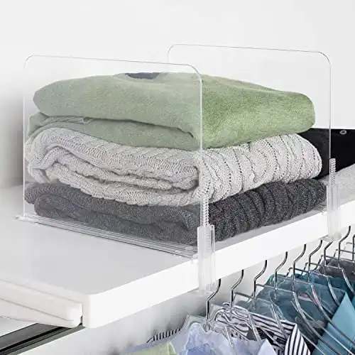 bedroom clothes organizer