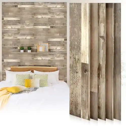 Peel and Stick Removable Accent Wall Planks