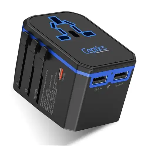 international travel must haves power adapter