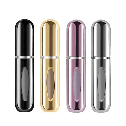 cool travel gifts for her mini perfume spray bottles