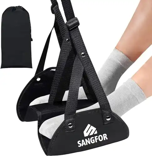 international travel must haves foot hammock