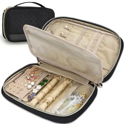 Travel Jewelry Organizer Case