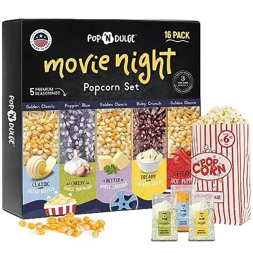 movie night snacks gourmet popcorn