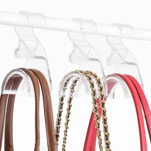 3 Pack Durable Acrylic Holders for Bags
