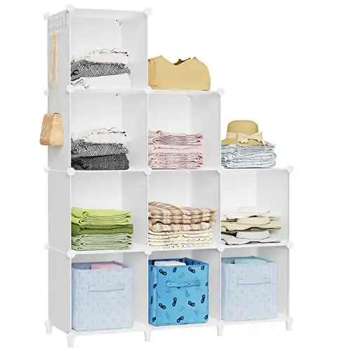closet storage bins