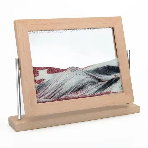 calming home office ideas sand art