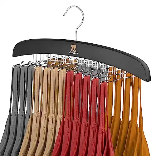 2-Pack Non-Slip Hangers for Tank Tops, Bras, Swimsuits & More (48 Storage Capacity)