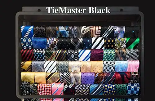 Tie and Scarf Organizer (Holds 60 Ties or Scarves)